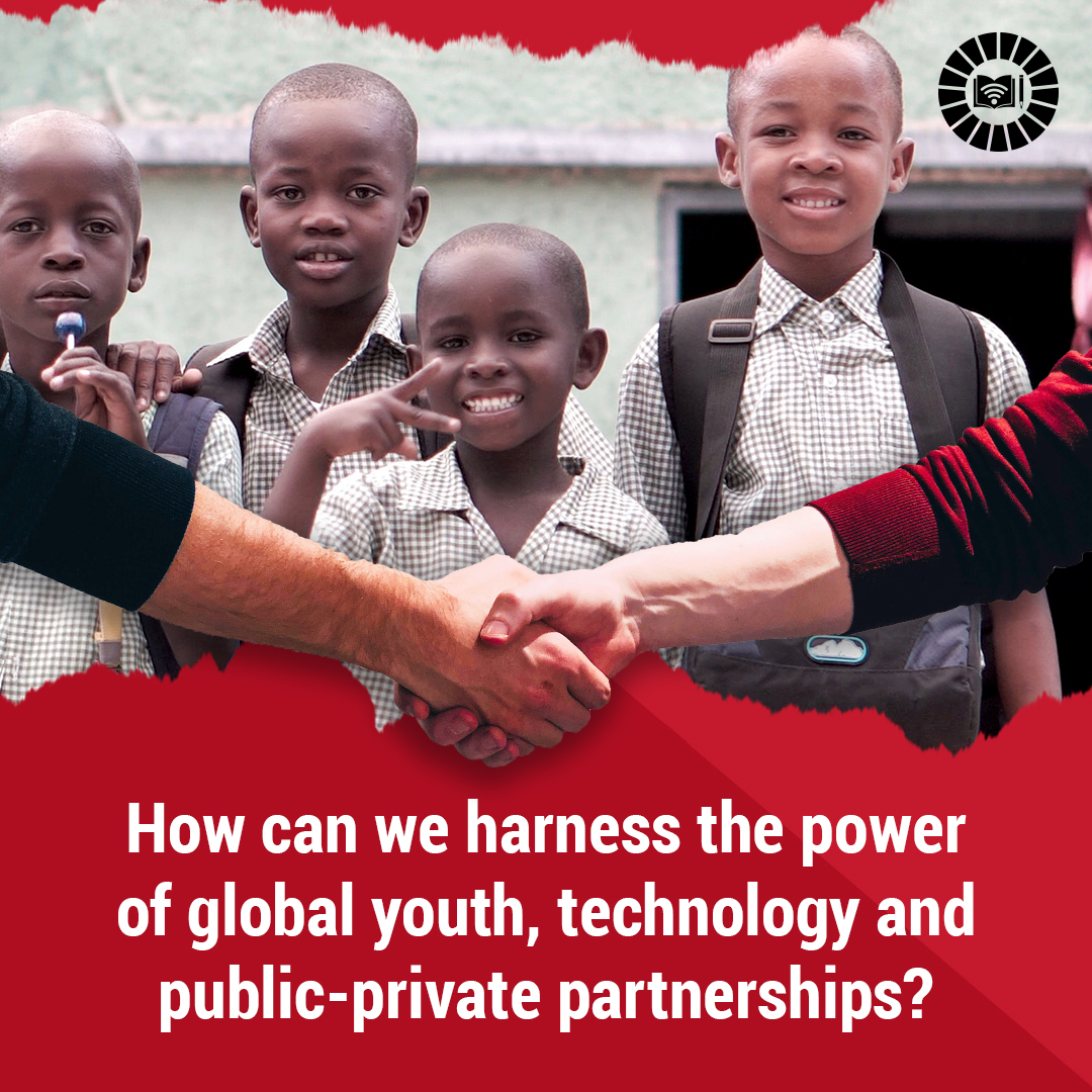 How can we harness the power of global youth, technology and public-private partnerships?