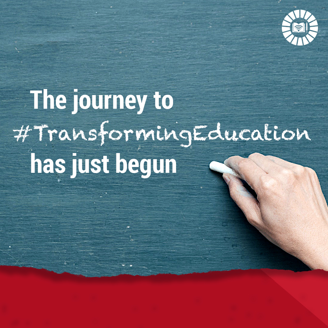 The journey to #TransformingEducation has just begun