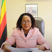 Zimbabwe, Evelyn Ndlovu, Minister of Primary and Secondary Education.png