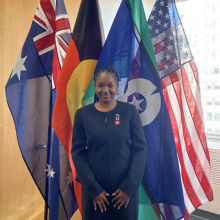 Motunrayo Fatoke at the UN headquarters